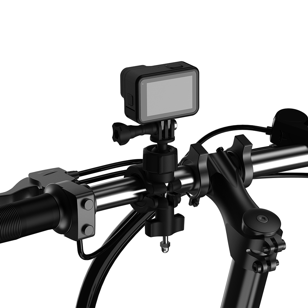 TELESIN Upgraded Handschlaufe 360 Rotation Arm Plam Knöchelhalterung Bandhalter Fahrradhalterung für GoPro Max Hero 10 9 8 7 6 5 Insta360 One R X2 Go2 DJI Osmo Action 2 Kamerazubehör